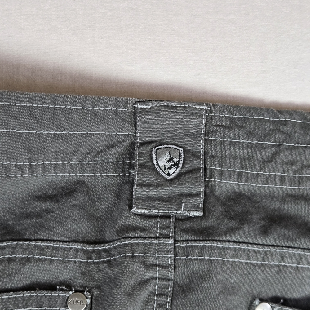 KÜHL Women's Charcoal Gray Cargo Outdoor Hiking Pants - Size 14 Regular - Picture 8 of 15